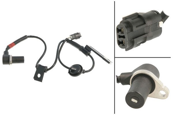ABS-givare, Sensor, hjulvarvtal, framaxel höger
