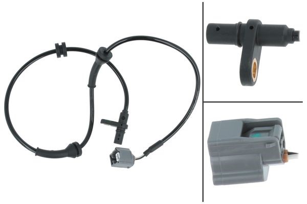 ABS-givare, Sensor, hjulvarvtal, Bakaxel, båda sidor