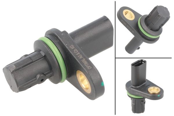 Sensor, kamaxelgivare, Avgas-/utsläppssidan