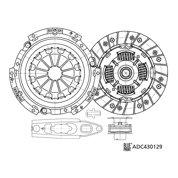 Kopplingssats Blue print ADC430129 BLUE PRINT Kopplingssats Blue print ADC430129 BLUE PRINT