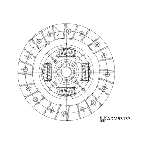 Lamellcentrum Blue print ADM53137 BLUE PRINT Lamellcentrum Blue print ADM53137 BLUE PRINT
