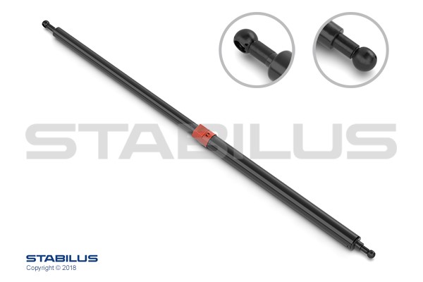 Gasfjäder, motorhuv, Vänster Stabilus //  lift-o-matâ® 011592 STABILUS