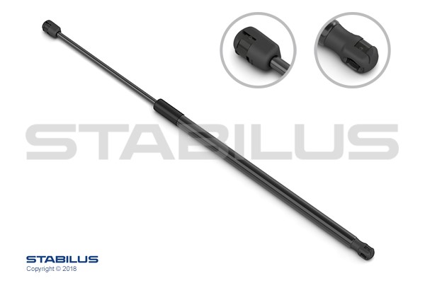 Gasfjäder, bagageutrymme, Tvåsidig Stabilus 020878 STABILUS Gasfjäder, bagageutrymme, Tvåsidig Stabilus 020878 STABILUS