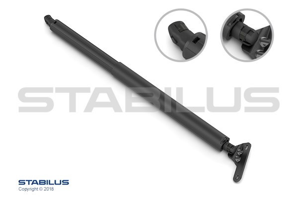 Gasfjäder, bagageutrymme, Vänster Stabilus 042069 STABILUS