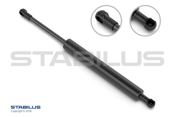 Gasfjäder, motorhuv, Tvåsidig Stabilus //  lift-o-matâ® 0592PD STABILUS