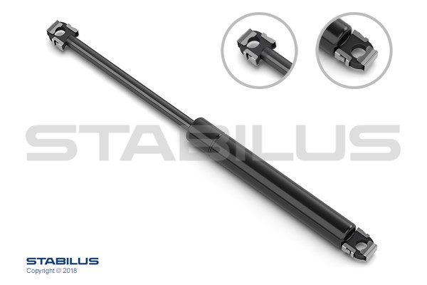 Gasfjäder, motorhuv, Tvåsidig Stabilus //  lift-o-matâ® 1508BV STABILUS