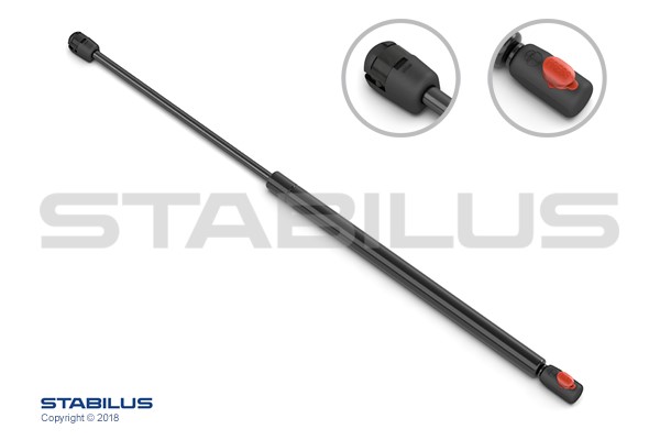 Gasfjäder, motorhuv, Vänster Stabilus //  lift-o-matâ® 221808 STABILUS