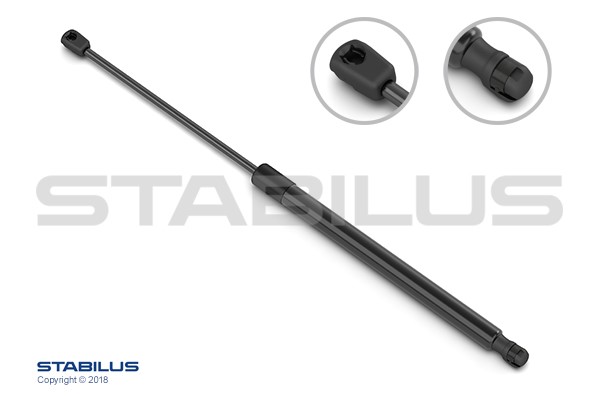 Gasfjäder, bagageutrymme, Tvåsidig Stabilus 349900 STABILUS