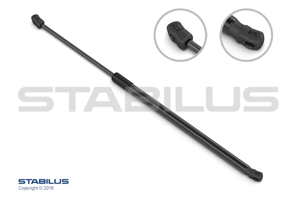 Gasfjäder, motorhuv, Tvåsidig Stabilus //  lift-o-matâ® 381710 STABILUS