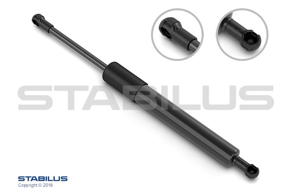Gasfjäder, bagageutrymme, Tvåsidig Stabilus 519830 STABILUS