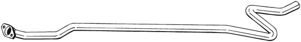 Avgasrör, Mitt Bosal 950-099 BOSAL