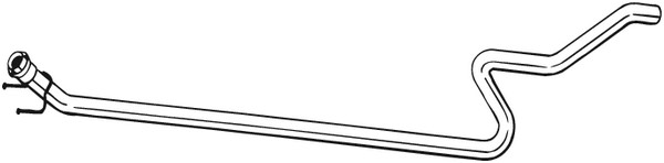 Avgasrör, Mitt Bosal 950-109 BOSAL