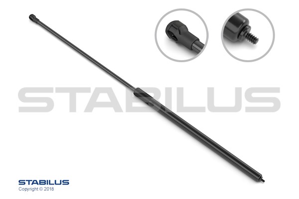 Gasfjäder, bagageutrymme, Tvåsidig Stabilus 810484 STABILUS