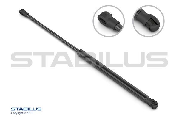 Gasfjäder, bagageutrymme, Tvåsidig Stabilus 8127KE STABILUS