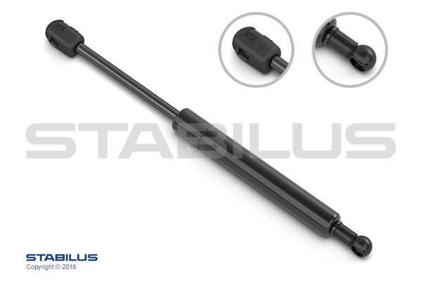Gasfjäder, motorhuv, Fordonsfront Stabilus 9357BA STABILUS