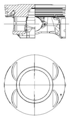 Kolv Kolbenschmidt 40199610 KOLBENSCHMIDT