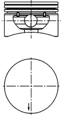 Kolv Kolbenschmidt 40380600 KOLBENSCHMIDT