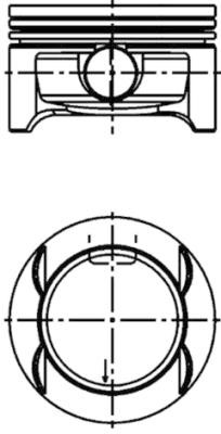 Kolv Kolbenschmidt 40386600 KOLBENSCHMIDT