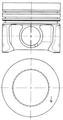 Kolv Kolbenschmidt 41095600 KOLBENSCHMIDT