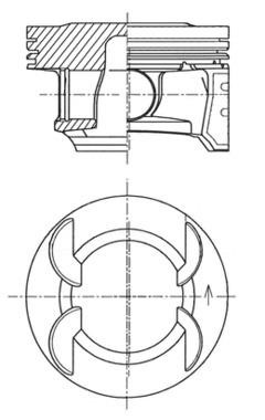 Kolv Kolbenschmidt 41492620 KOLBENSCHMIDT