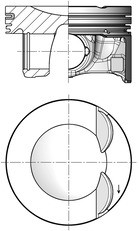 Kolv Kolbenschmidt 41533620 KOLBENSCHMIDT