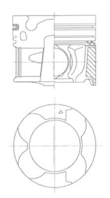 Kolv Kolbenschmidt 41709600 KOLBENSCHMIDT