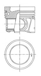 Kolv Kolbenschmidt 41937600 KOLBENSCHMIDT
