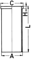 Cylinderhylsa Kolbenschmidt 89432190 KOLBENSCHMIDT