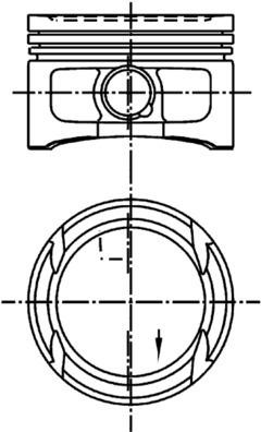 Kolv Kolbenschmidt 99562600 KOLBENSCHMIDT
