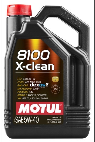 Motorolja Motul 8100 X-Clean 5W-40 MOTUL