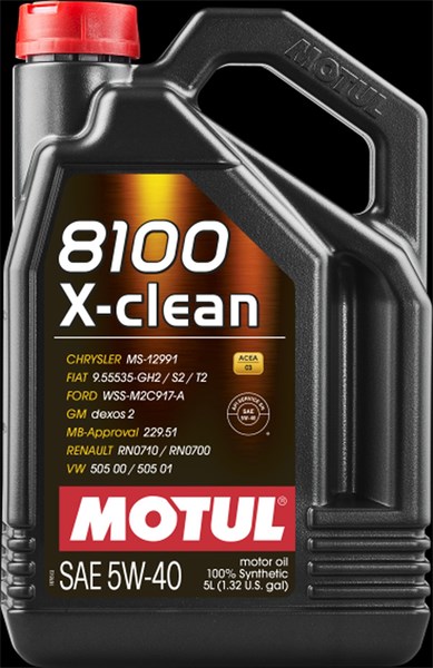Motorolja Motul 8100 X-Clean 5W-40 MOTUL