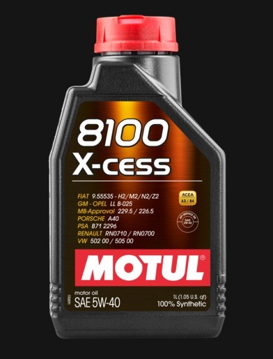 Motorolja Motul 8100 X-Cess 5W-40 MOTUL