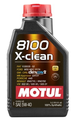 Motorolja Motul 8100 X-Clean 5W-40 MOTUL