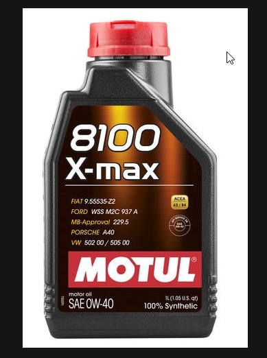 Motorolja Motul 8100 X-Max 0W-40 Motul 8100 x-max 0w40 104531 MOTUL
