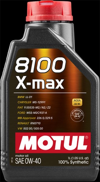 Motorolja Motul 8100 X-Max 0W-40 MOTUL 8100 x-max 0w40 MOTUL