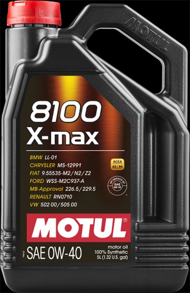 Motorolja Motul 8100 X-Max 0W-40 MOTUL