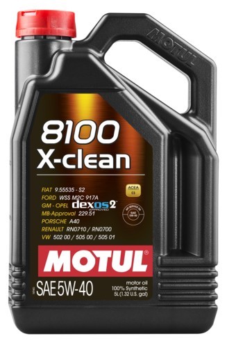 Motorolja Motul 8100 X-Clean 5W-40 MOTUL