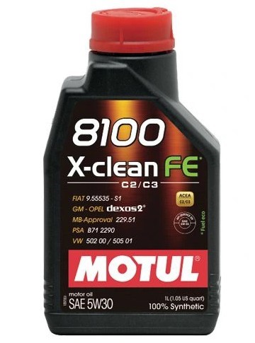 Motorolja Motul 8100 X-clean Fe 5w-30 Motul 104775 MOTUL