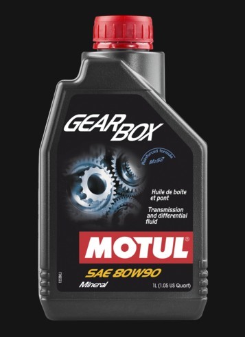 Transmissionsolja Motul Gearbox 80W-90 GL-4 GL-5, 1L, Bakaxel, Fr MOTUL