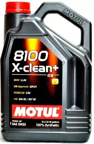 Motorolja Motul 8100 X-Clean+ 5W-30 MOTUL