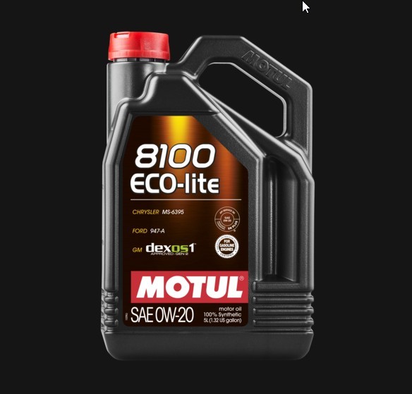 Motorolja Motul 8100 Ecolite 0W-20 De MOTUL Motorolja Motul 8100 Ecolite 0W-20 De MOTUL