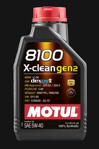 Motorolja Motul 8100 X-Clean Gen2 5W-40 MOTUL