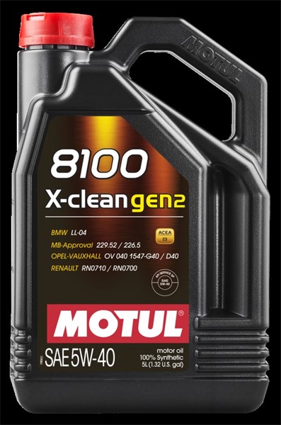 Motorolja Motul 8100 X-Clean Gen2 5W-40 MOTUL
