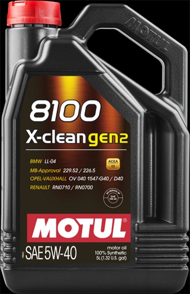 Motorolja Motul 8100 X-Clean Gen2 5W-40 MOTUL