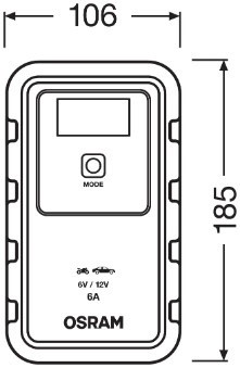 Batteriladdare, Universal Osram OEBCS906 OSRAM