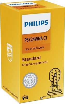 Glödlampa PHILIPS  PSY24W PG20/4, Fram, Bak, Fram eller bak