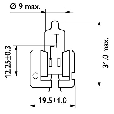 Halogenlampa PHILIPS H2 X511 12V Philips 12311C1