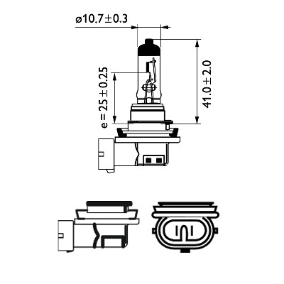 Xenonlampa PHILIPS H8 PGJ19-1 12V Philips 12360C1