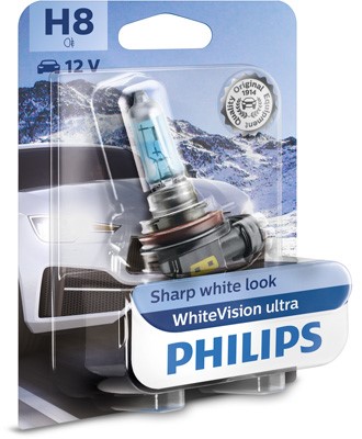 Xenonlampa PHILIPS WhiteVision ultra H8 PGJ19-1 Philips 12360WVUB