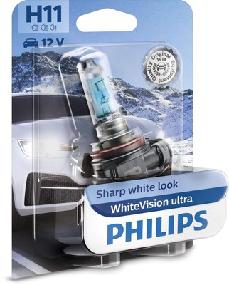Halogenlampa PHILIPS WhiteVision ultra H11 PGJ19-2 Philips 12362W